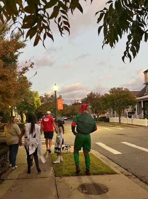 Halloween, Trick-or-Treating in the Village